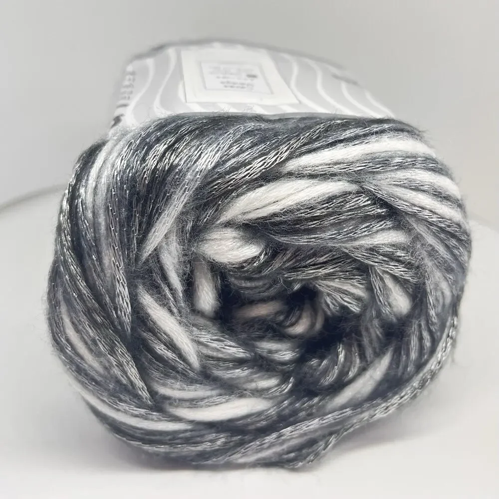 ICE Yarns Cakes Malaga Yarn, Black Gray White